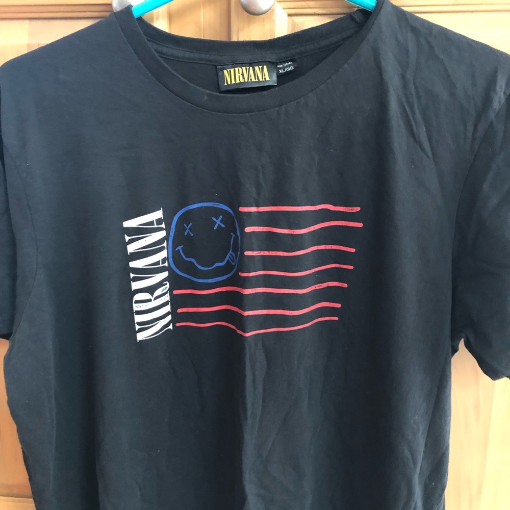 Nirvana t shirt size xl